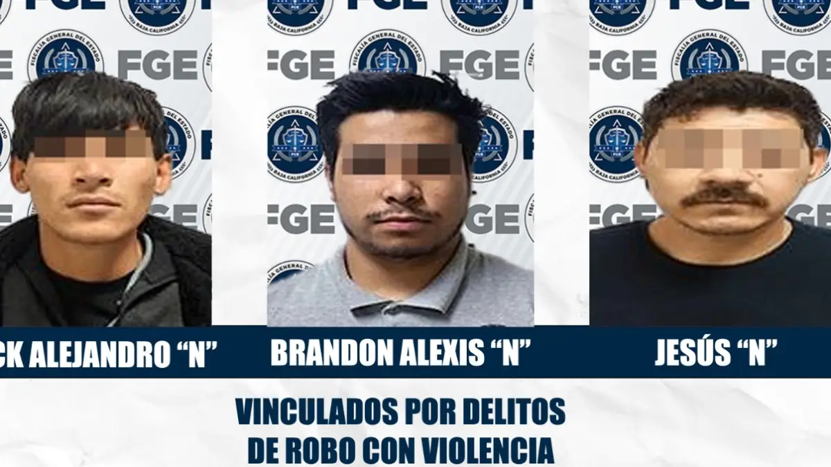Obtiene Fiscalía prisión preventiva para tres imputados por robo con violencia  